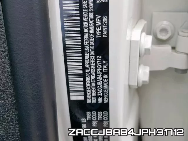 ZACCJBAB4JPH31712 фото 2