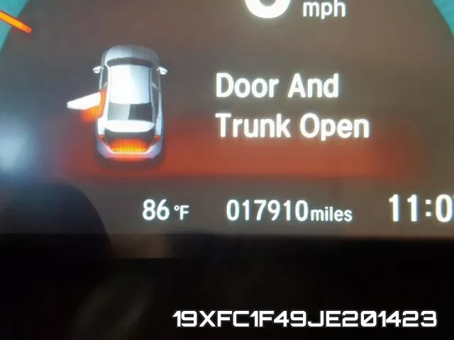 19XFC1F49JE201423 фото 9