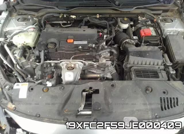 19XFC2F59JE000409 фото 2