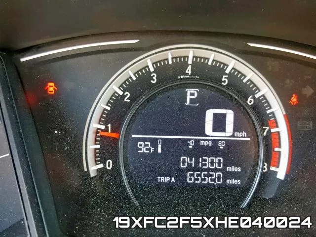 19XFC2F5XHE040024 фото 9