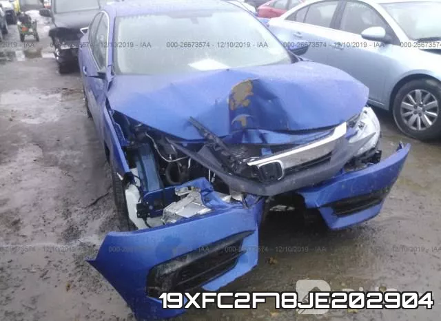 19XFC2F78JE202904 фото 7