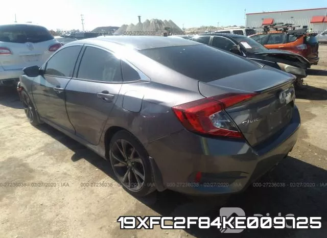 19XFC2F84KE009725 фото 4