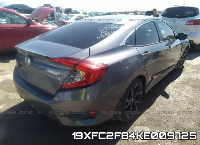 19XFC2F84KE009725 фото 5
