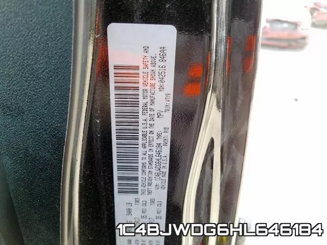 1C4BJWDG6HL646184 фото 2