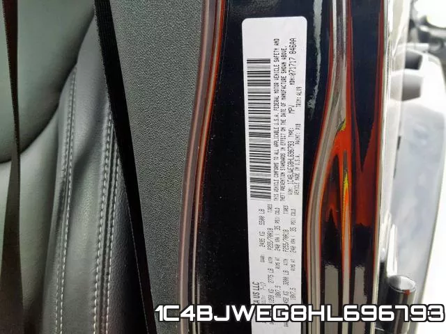 1C4BJWEG8HL696793 фото 2