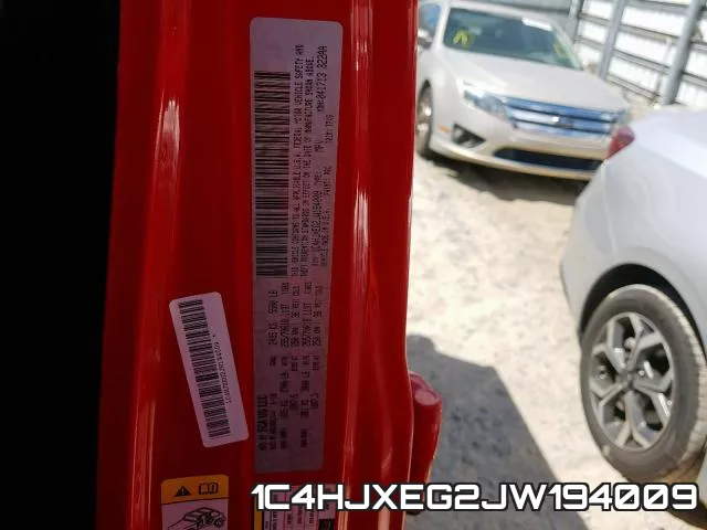 1C4HJXEG2JW194009 фото 2
