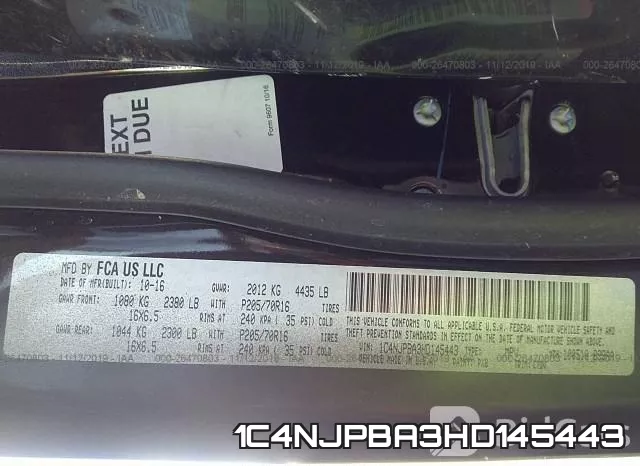 1C4NJPBA3HD145443 фото 10