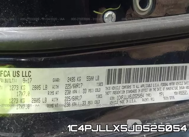 1C4PJLLX5JD525054 фото 10