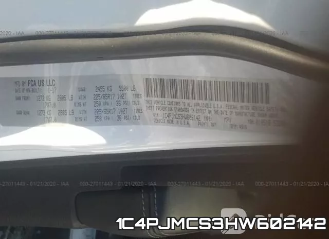 1C4PJMCS3HW602142 фото 10