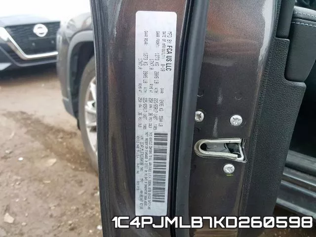 1C4PJMLB7KD260598 фото 2