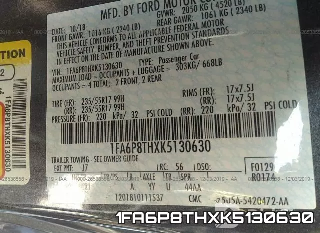 1FA6P8THXK5130630 фото 10