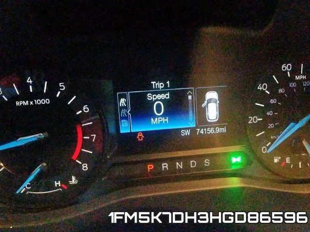 1FM5K7DH3HGD86596 фото 9