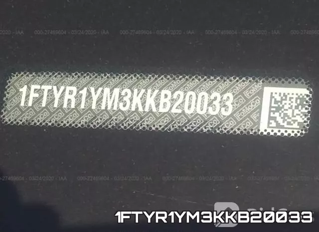 1FTYR1YM3KKB20033 фото 10