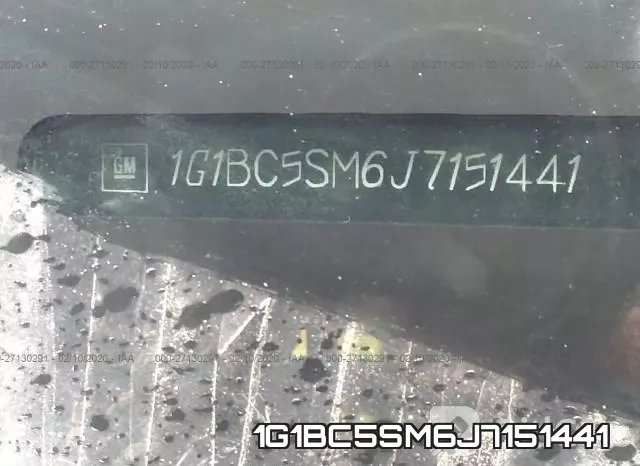 1G1BC5SM6J7151441 фото 10