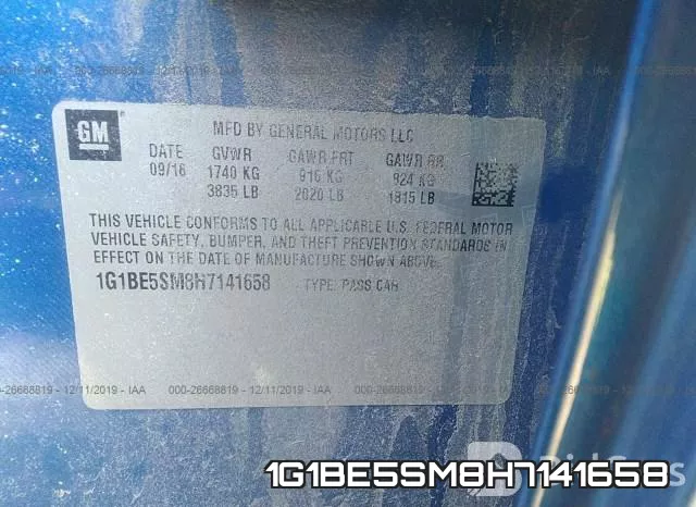 1G1BE5SM8H7141658 фото 10