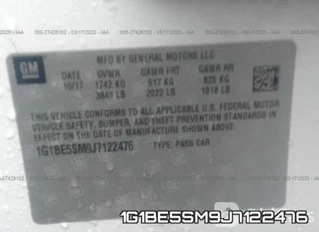 1G1BE5SM9J7122476 фото 10