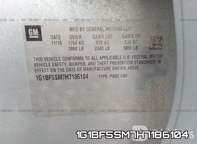 1G1BF5SM7H7186104 фото 10