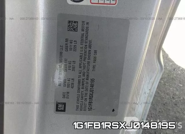 1G1FB1RSXJ0148195 фото 10