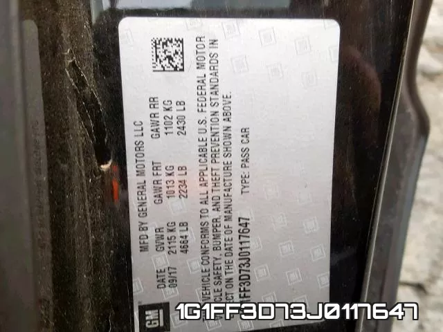 1G1FF3D73J0117647 фото 2