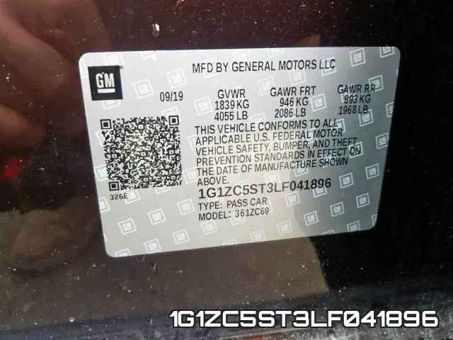 1G1ZC5ST3LF041896 фото 2