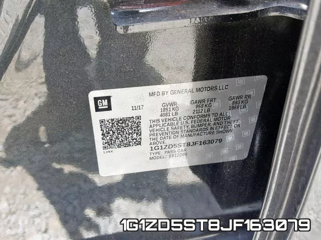 1G1ZD5ST8JF163079 фото 2