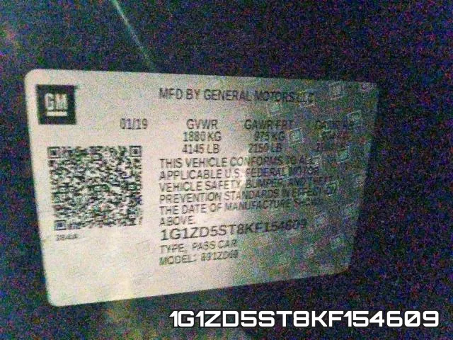1G1ZD5ST8KF154609 фото 2