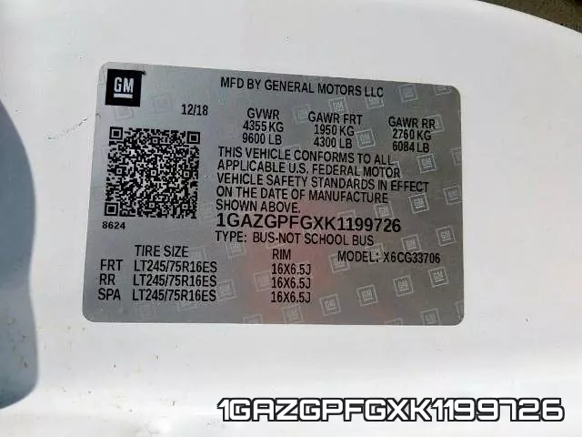 1GAZGPFGXK1199726 фото 2
