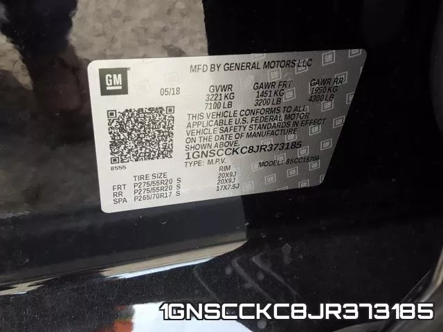 1GNSCCKC8JR373185 фото 2