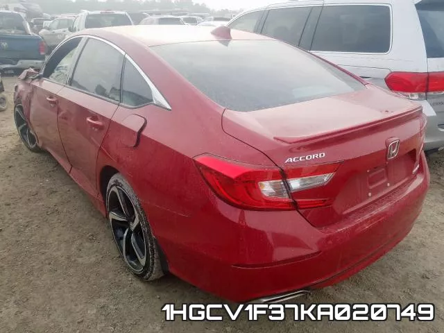 1HGCV1F37KA020749 фото 4