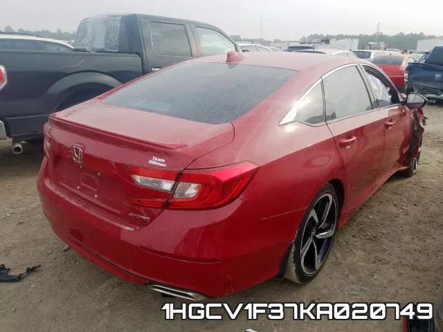 1HGCV1F37KA020749 фото 5