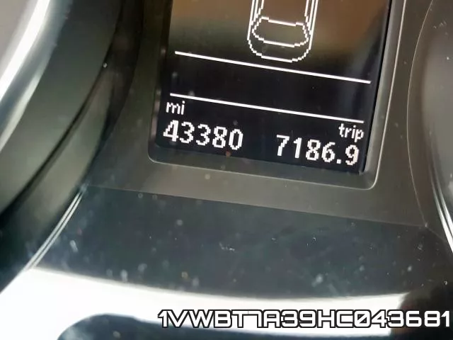 1VWBT7A39HC043681 фото 9