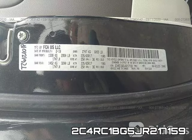 2C4RC1BG5JR217159 фото 10
