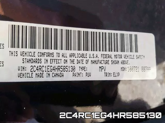 2C4RC1EG4HR585130 фото 2