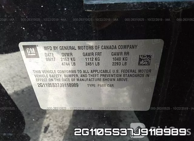 2G1105S37J9118989 фото 10