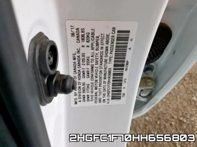 2HGFC1F70HH656803 фото 2