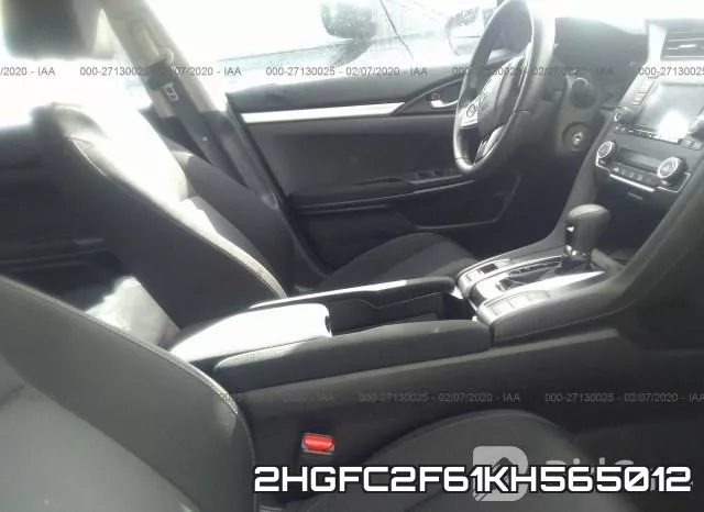 2HGFC2F61KH565012 фото 6