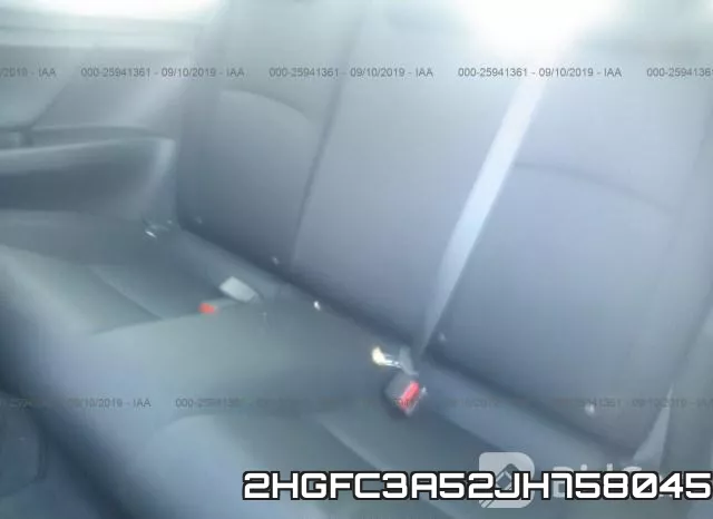 2HGFC3A52JH758045 фото 9