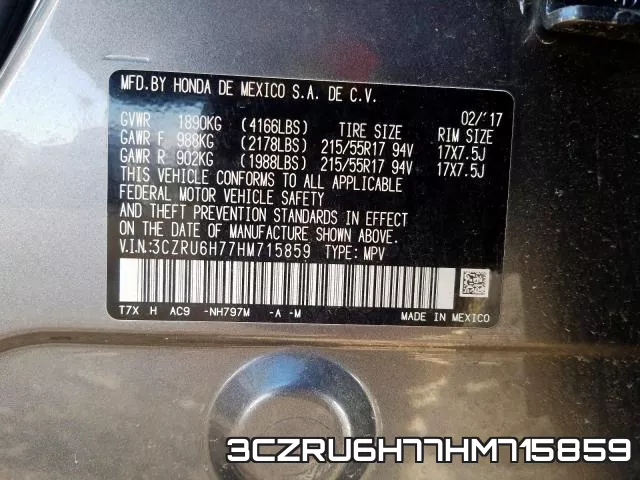 3CZRU6H77HM715859 фото 2
