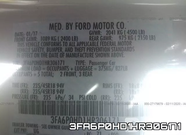 3FA6P0HD1HR306171 фото 10