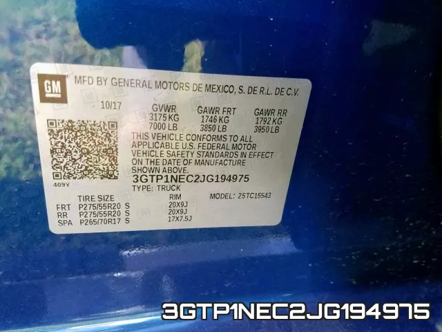 3GTP1NEC2JG194975 фото 2