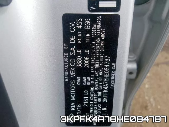 3KPFK4A78HE084787 фото 2