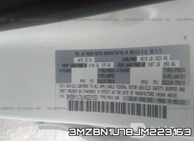 3MZBN1U78JM223163 фото 10