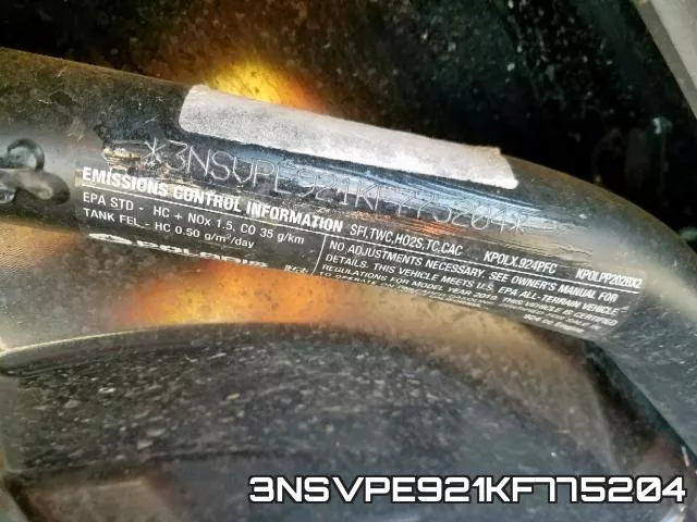 3NSVPE921KF775204 фото 2