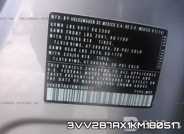 3VV2B7AX1KM180517 фото 10