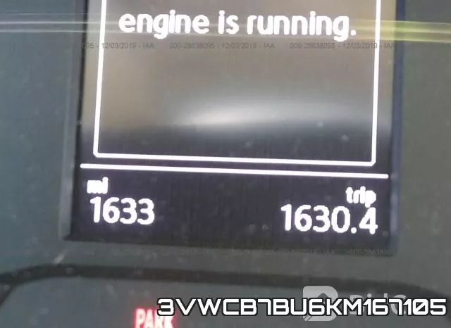 3VWCB7BU6KM167105 фото 8