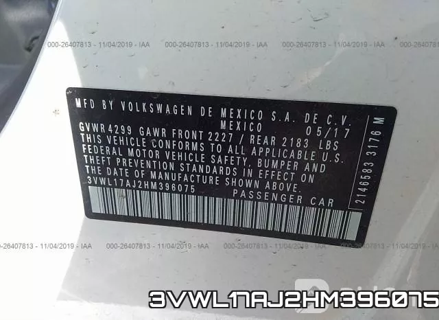 3VWL17AJ2HM396075 фото 10