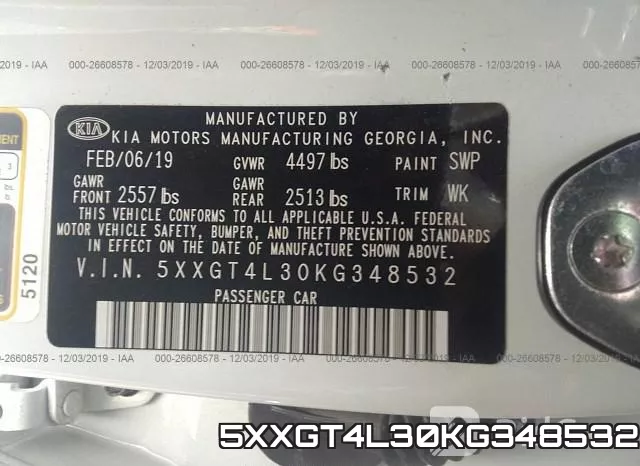 5XXGT4L30KG348532 фото 10