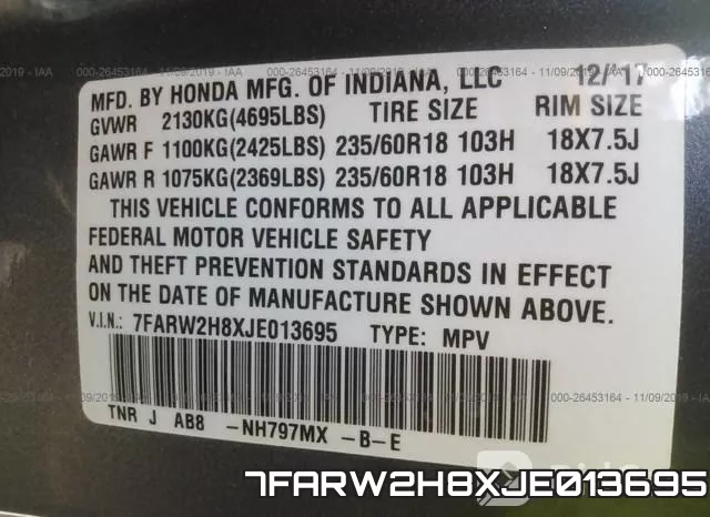 7FARW2H8XJE013695 фото 10
