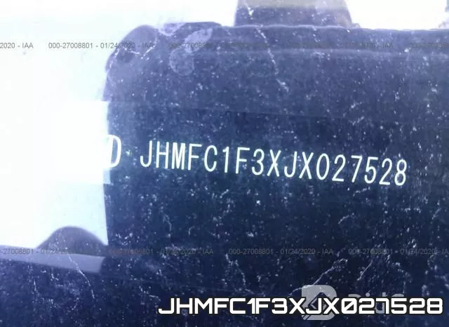 JHMFC1F3XJX027528 фото 10