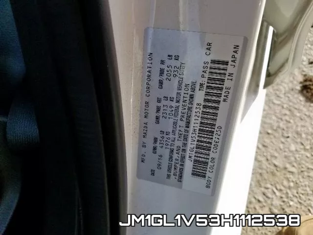 JM1GL1V53H1112538 фото 2